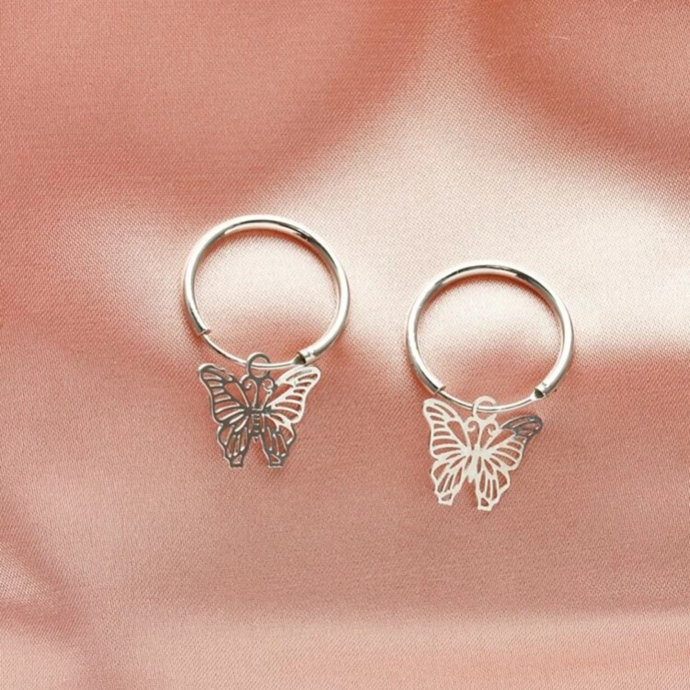 🦋Sliver Butterfly Earrings
